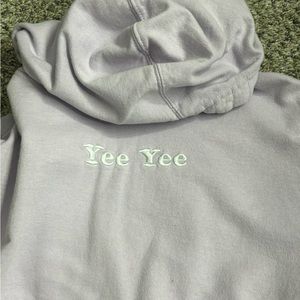 Lilac “yee yee” hoodie